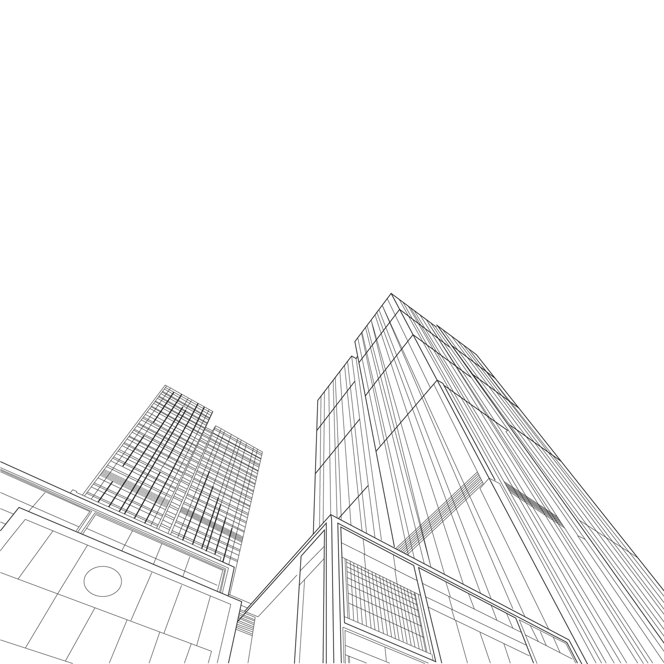 —Pngtree—architectural building line draft design_5762677 1